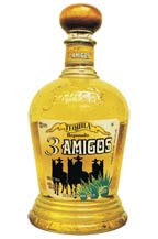 3 amigos tequila - reposado bottle - 2010
