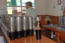 fidencio anaya prepares coffee extract in atotonilco el alto