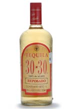 30-30 tequila - reposado bottle