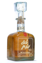 tequila del mio reposado in glass  decanter