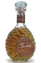 mi tierra añejo tequila - artesanal bottle