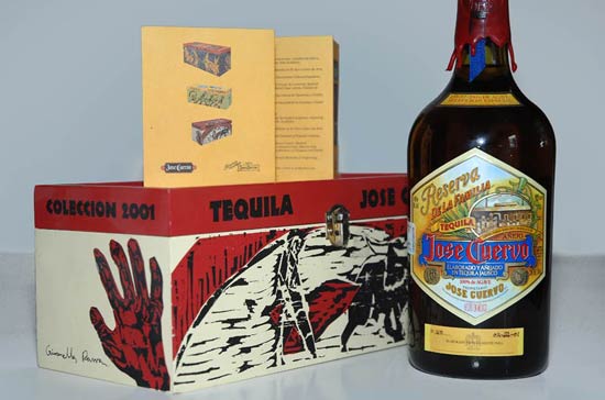 jose cuervo reserva de la familia 2001 edition - artist 