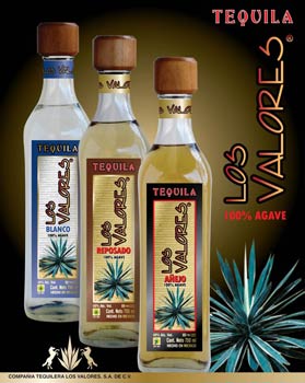 Los Valores Tequila - 100% de Agave