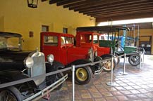 Antique trucks on desplay at Mundo Cuervo, Tequila