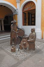 Courtyard and patio area at Mundo Cuervo, Tequila, Jalisco