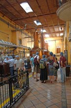 Group taking a tour of La Destileria La Rojeña at Mundo Cuervo, Tequila