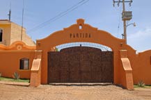 entrance at tequila partida - amatitan, jalisco