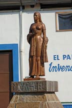 statue dedicated to mayahuel in the town of tequila, jalisco