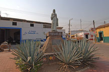 statue dedicated to mayahuel in the town of tequila, jalisco