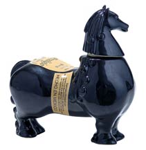 prodigio reposado tequila - ceramic horse