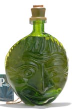 prodigio reposado tequila - mask - art glass