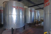 Fermentaion tanks at Compania Tequilera Puerta de Hierro - Fabrica de Tequila - El Arenal