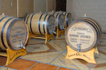 baricas filled with 20 liters of sangre azteca tequila