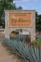 casa herradura - entrance in amatitan, jalisco