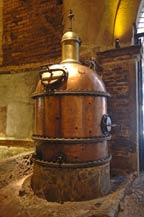 old stone tahona in distillery - casa herradura - san jose del refugio in amatitan, jalisco