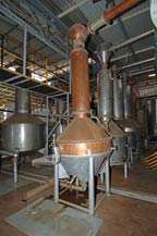 Copper still, (alambique de cobre) at Tequila Centinela, Arandas, Jalsico