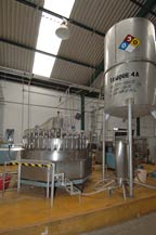 bottling room at tequila quiote - atotonilco el alto, jalisco