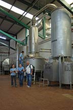 stainless steel alambiques at tequila quiote - atotonilco el alto, jalisco